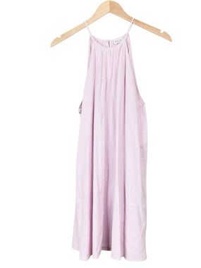 Aritzia Babaton Ban Linen Halter Mini Dress Size Medium